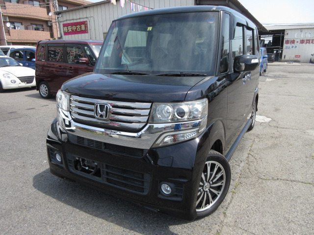 N-BOXカスタム G ターボ SSパッケージ 二年車検整備付き支払総額80万円