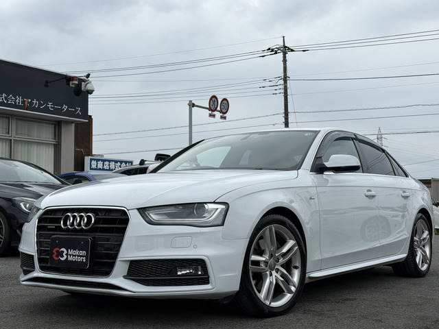 A4 2.0 TFSI クワトロ Sラインコンペティション 4WD ハーフレザースポーツシート Bカ...