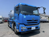 クオン ミキサー車 6×4 3軸2デフ 永久磁石式リターダ
