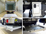 格納ゲート 1,000kg トランテックス/TRAK10-6495D PGカートストッパー/サイドガード付 長:155cm 幅:220cm 左シャシリア/荷室内PGスイッチコード