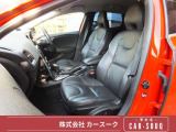 V40 T4 T4 黒革シート/純正ナビ地デジ/バックモニター
