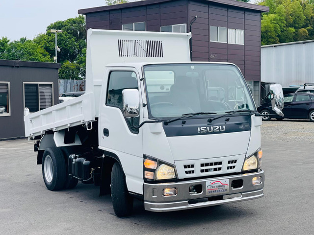 エルフ ダンプ 極東2tダンプ左電動格納ミラー5速MT