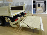 アーム式パワーゲート 600kg 極東開発/S601-1SRT1 長:105cm/有効長:92cm 幅:149cm 左シャシリアPGスイッチコード