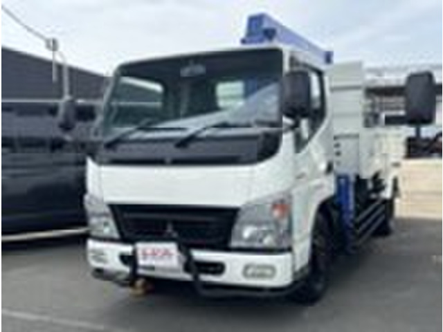 キャンター 4.9 高床 SA ディーゼル ダンプ タダノ5段クレーン