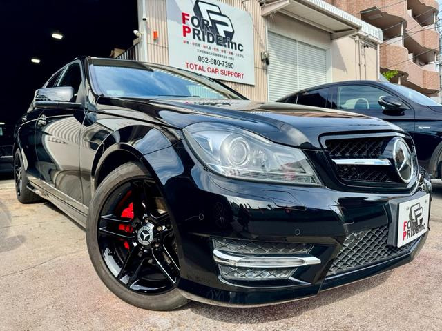 Cクラス  C200アバンギャルド ワンオーナー車 C63仕様グリル 純正ナビ Bカメラ