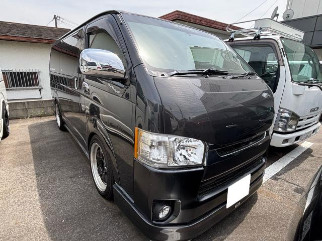 ハイエースバン 2.0 スーパーGL ロング エアロ付 ローダウン 社外アルミ