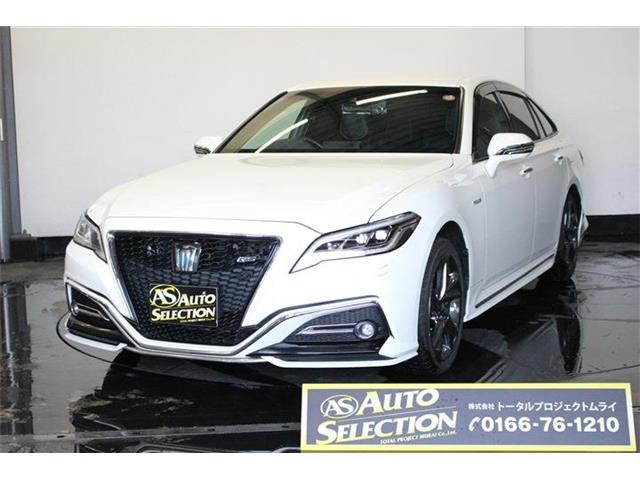クラウン ハイブリッド 2.5 RS アドバンス Four 4WD レザーシート♪寒冷地仕様車♪