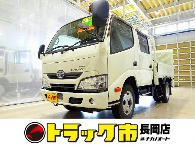 トヨエース 4.0 ダブルキャブ セミロング 高床 ディーゼル 4WD 2t 標準 Wキャブ/垂直...