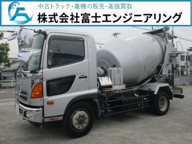 レンジャー ミキサー車 増tミキサー 21万キロ 新明和