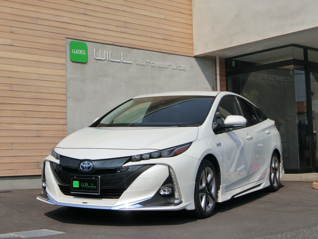 プリウスPHV 1.8 A プレミアム モデリスタエアロ 純正11.6インチナビ