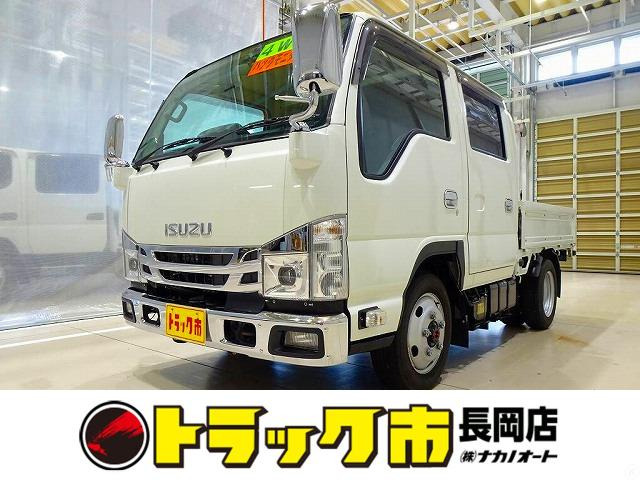 エルフ 3.0 ダブルキャブ フルフラットロー ディーゼル 4WD 1.55t Wタイヤ Wキャブ