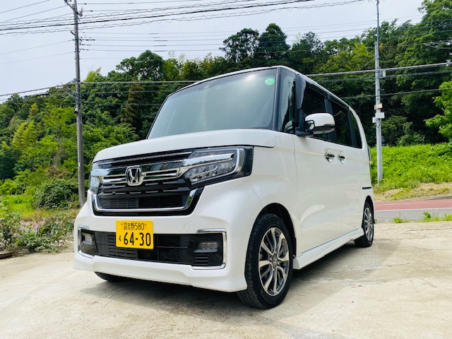N-BOXカスタム L 両サイド電動スライドドア シートヒーター