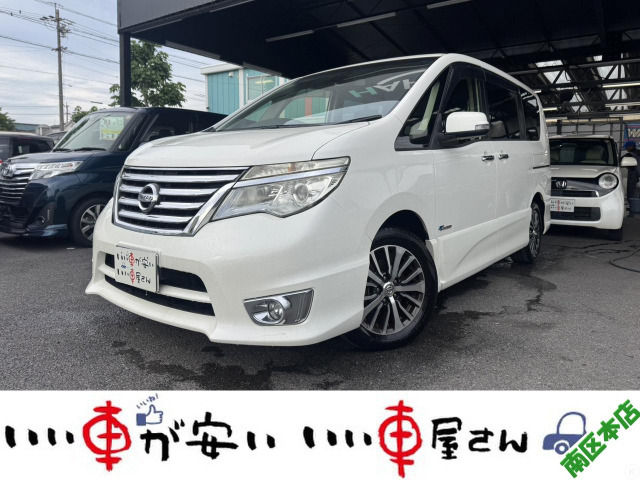 セレナ 2.0 ハイウェイスター Vセレクション+Safety S-HYBRID 禁煙☆8インチ☆両側電動...