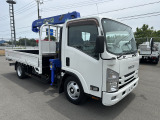 エルフ  4段クレーン車 ワイドボディ