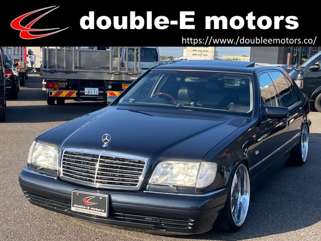 Sクラス S500L ローダウン サンルーフ 黒革シート