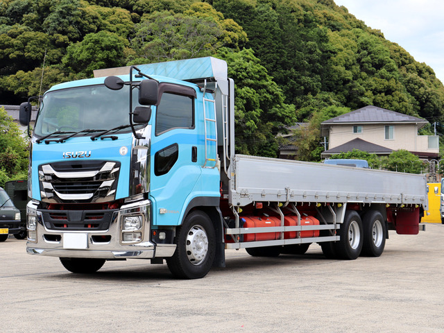 ギガ  25t 平ボデー リーフサス