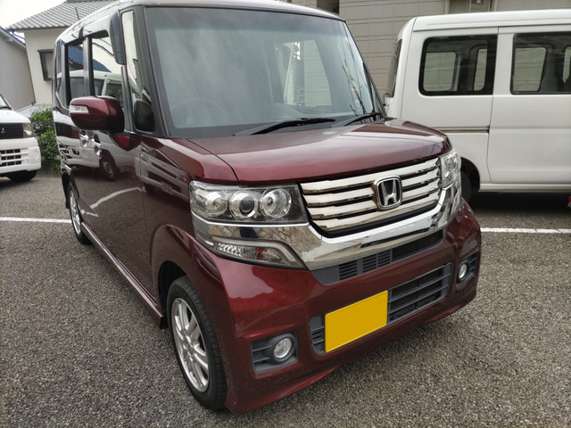 N-BOXカスタム G Lパッケージ 左リヤパワスラ・ナビ・ETC付!