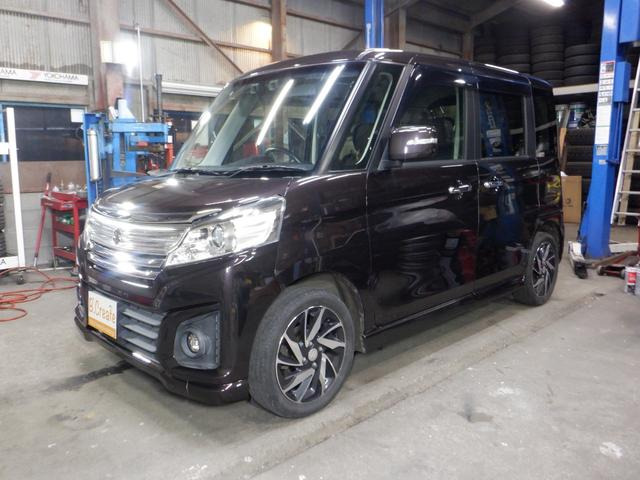 スペーシアカスタム XS ターボ 4WD 本州仕入 ナビ TV Bカメラ 両側電動