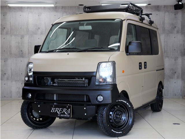 エブリイワゴン JPターボ ハイルーフ 4WD 新品スキッドバンパ-新品タイヤ新品Rラック