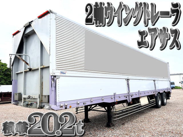 日本トレクス ウィングセミトレーラ 2軸 ウイングトレーラ エアサス