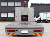 スーパーグレート  25t 4段クレーン付 重機運搬車