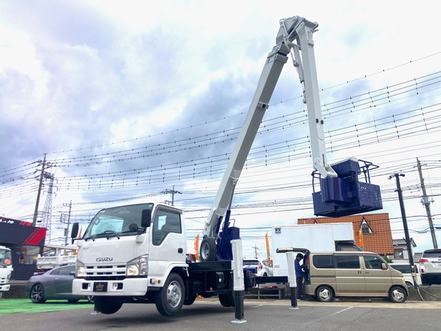 いすゞ エルフ 高所作業車・屈折型AT-195CG