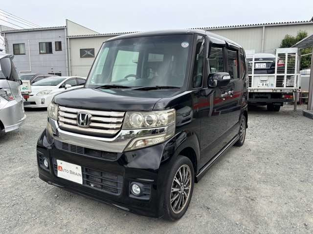 N-BOXカスタムG ターボ パッケージ 4WDETC・両側パワスラ・ナビ