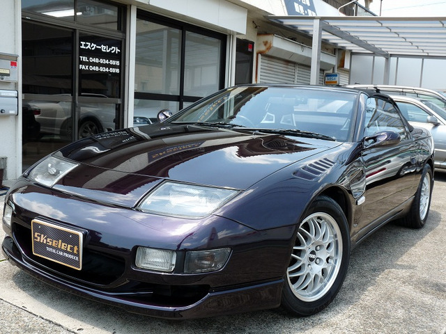 フェアレディZコンバーチブル 3.0 300ZX 9インチナビフルセグTV車高調レカロ左右