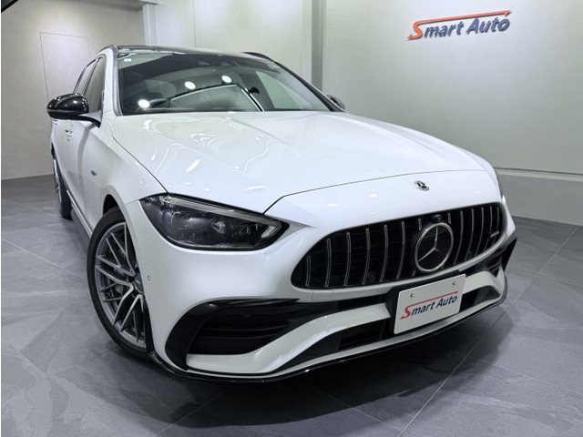 Cクラスワゴン AMG C43 4マチック (BSG搭載モデル) 4WD ワンオーナー パノラミックル...