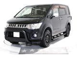 デリカD:5 2.4 シャモニー 4WD APJ製フロントグリルガード APJ製テールランプガード
