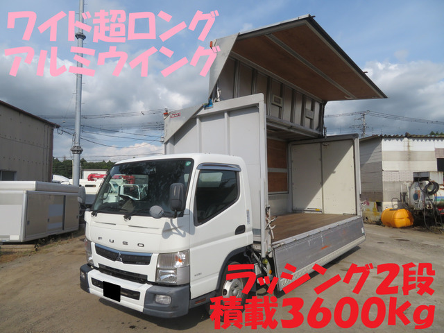 キャンター  アルミウイングワイド超ロング積載3.6t