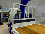 荷台内寸:286×179×38 三方開 床板アピトン張り替え 左右セイコーラック タダノ4段 2.6t吊りクレーン付