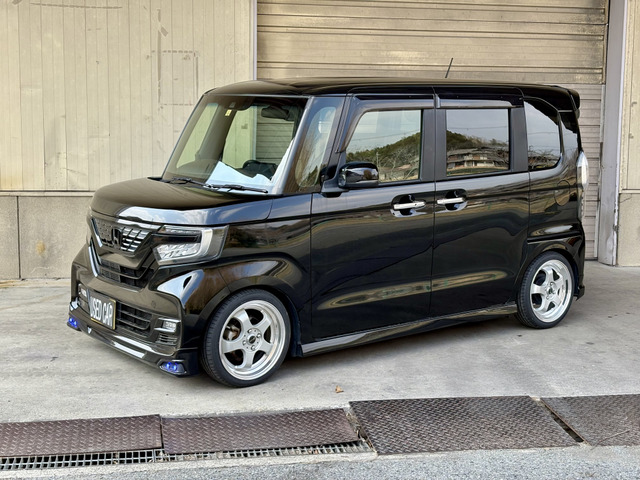N-BOXカスタム G L ターボ ホンダセンシング 1年保証付/車高調/17インチAW/シー