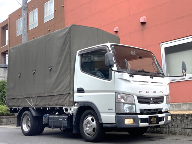 キャンター 3.0 全低床 ディーゼル 幌付き平ボディ・2トン4ナンバーオートマ