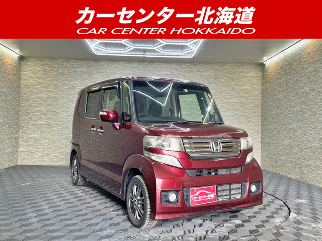 N-BOXカスタム G ターボ Aパッケージ 4WD 5年保証 スマキー 両側パワスラ ナビ