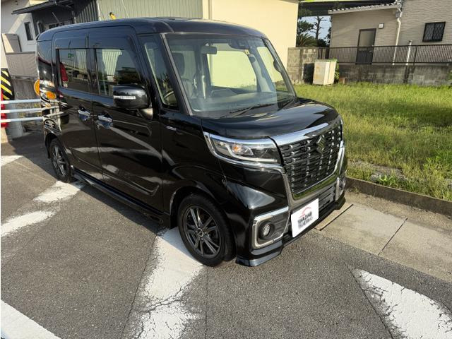 スペーシアカスタム ハイブリッド(HYBRID)  XSターボ 4WD 360カメラ★ナビテレビ★ター...