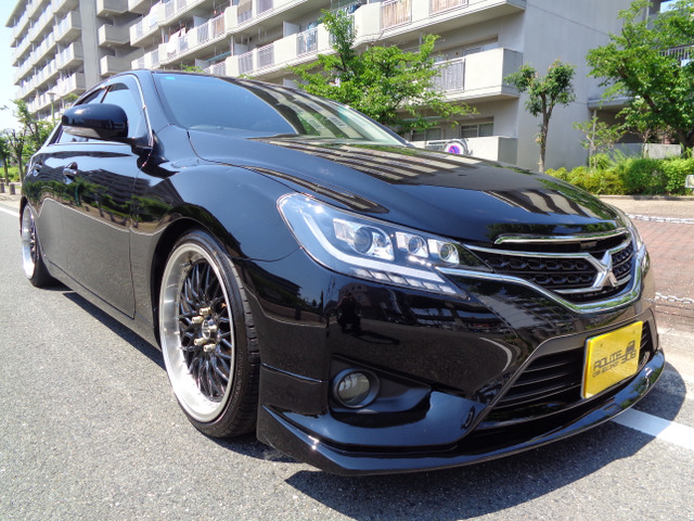 マークX 2.5 250G リラックスセレクション ブラックリミテッド 車高調 19AW エアロ 3...