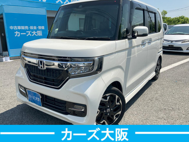 N-BOXカスタム G L ターボ ホンダセンシング F ETC ナビ Bluetooth