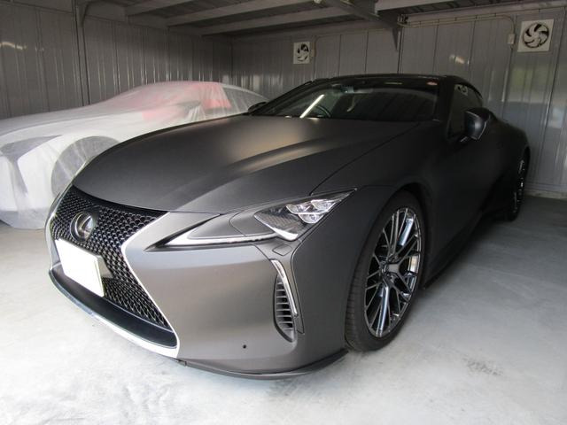 LC 500 Sパッケージ マットブラックラッピング