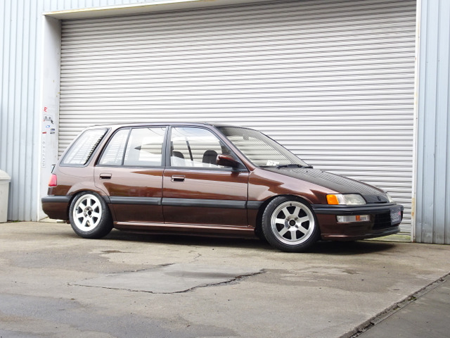 シビックシャトル 1.6 ビーグル 4WD B16B+5MT換装車高調USDM仕様