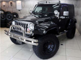 ラングラー サハラ 4WD リフトUP 社外AW社外4本出しマフラ-