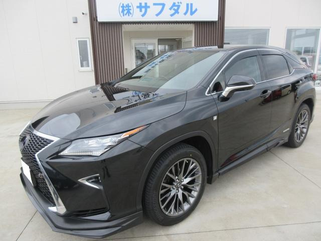 RX 450h Fスポーツ 4WD ワンオーナー TRDエアロ 純正ナビ