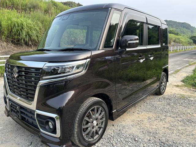 スペーシアカスタム ハイブリッド(HYBRID)  GS 外ナビ、TV、お買得車