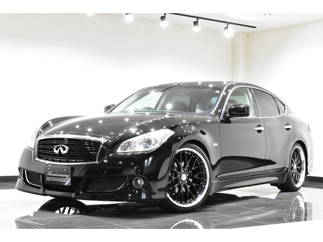 フーガ 2.5 250GT 車高調/21AW/エアロ/黒内装/1オナ