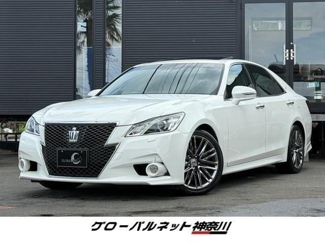 クラウンアスリート3.5 Gサンルーフ 本革シート メーカー純正ナビ