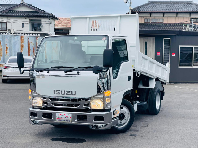 エルフ 3.0 三転強化ダンプ フルフラットロー ディーゼル KYOKUTOダンプターボ6速MT