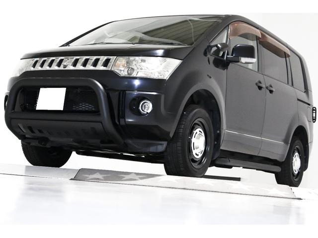 デリカD:5 2.4 G パワーパッケージ 4WD スマートキー APJ製フロントグリルガード ナビ