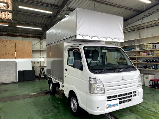 ミニキャブトラック M 新品幌架装済み 走行浅め エアコン好調