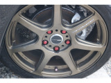 ☆workエモーションブロンズカラーアルミホイール!ブラックの車体にベストマッチ!渋くカッコいい仕上がりです!