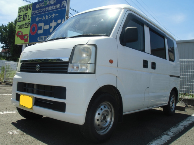 エブリイワゴンウィズ 車いす移動車 リヤシート付 電動固定式 4WD車椅子移動 4WD